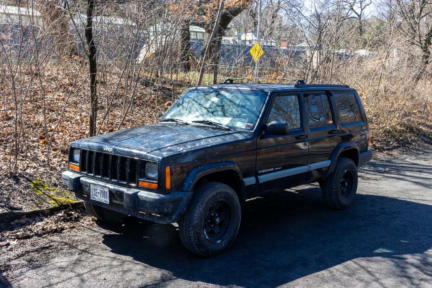 Jeep Cherokee XJ en la calle, Nueva York