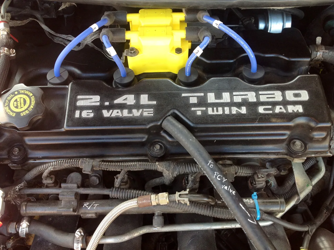 The 2.4 DOHC 16v of the EDZ family (here in its turbo variant)