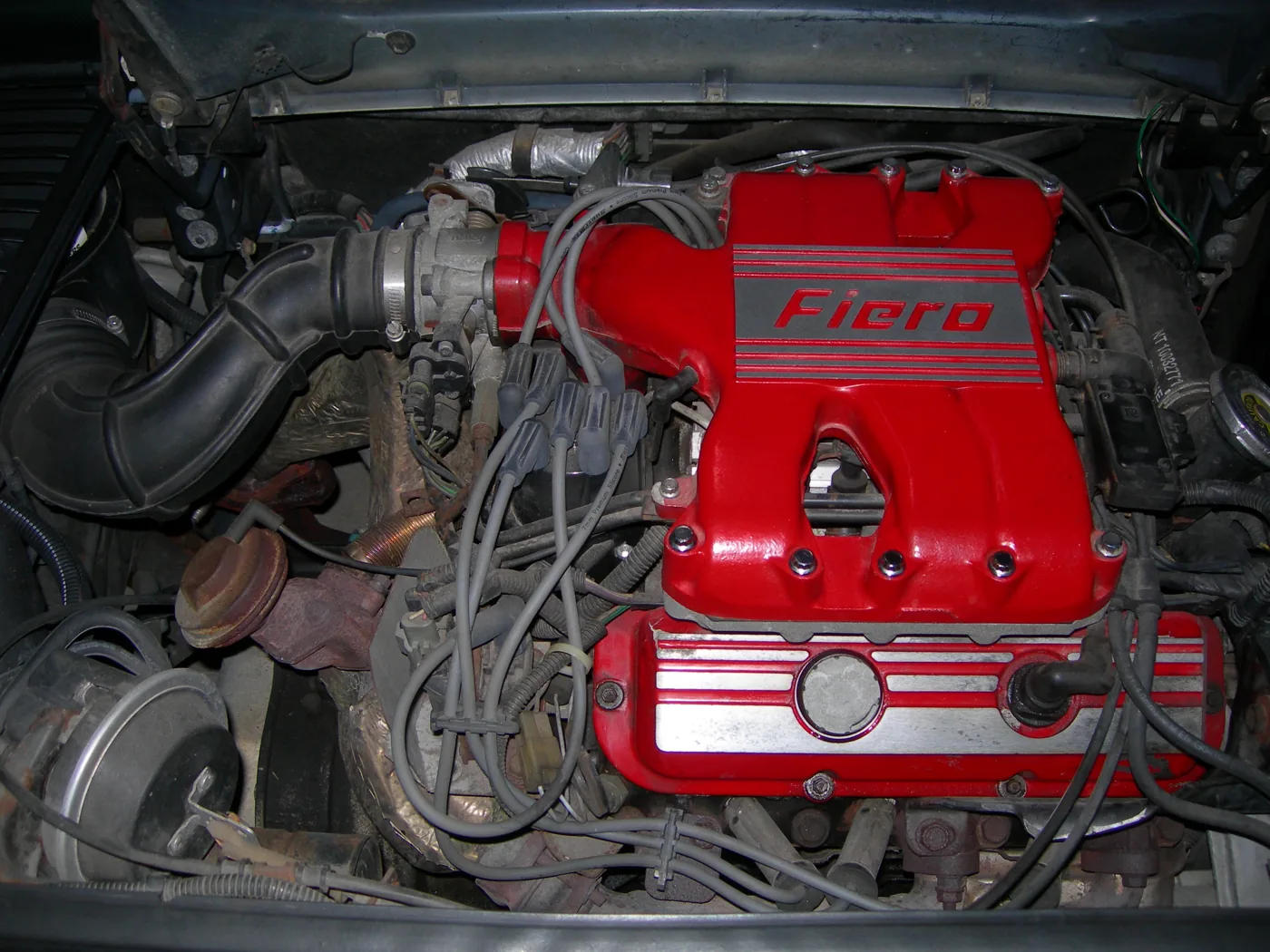 The GM 60° 2.8 V6 (here in a Pontiac Fiero Formula)