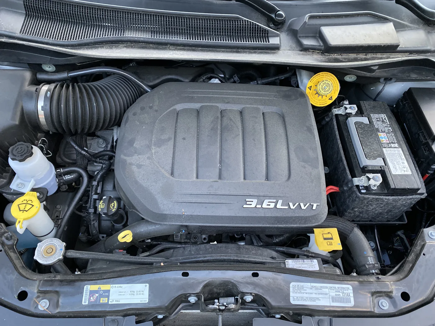 The 3.6 Pentastar V6 (DOHC, VVT), the JK